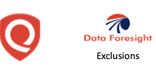 Qualys Exclusions for DataForesight